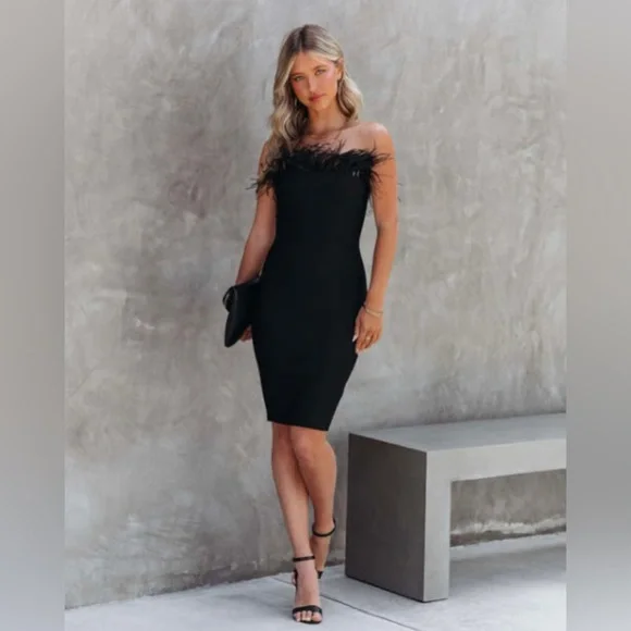 vici cocktail dress Harbor Chic Abstract Mini Dress in Navy